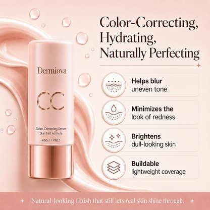 Last Day Buy1 Get 1 Free❤️ Dermiova Skin-PerfectingCC Serum-Cream