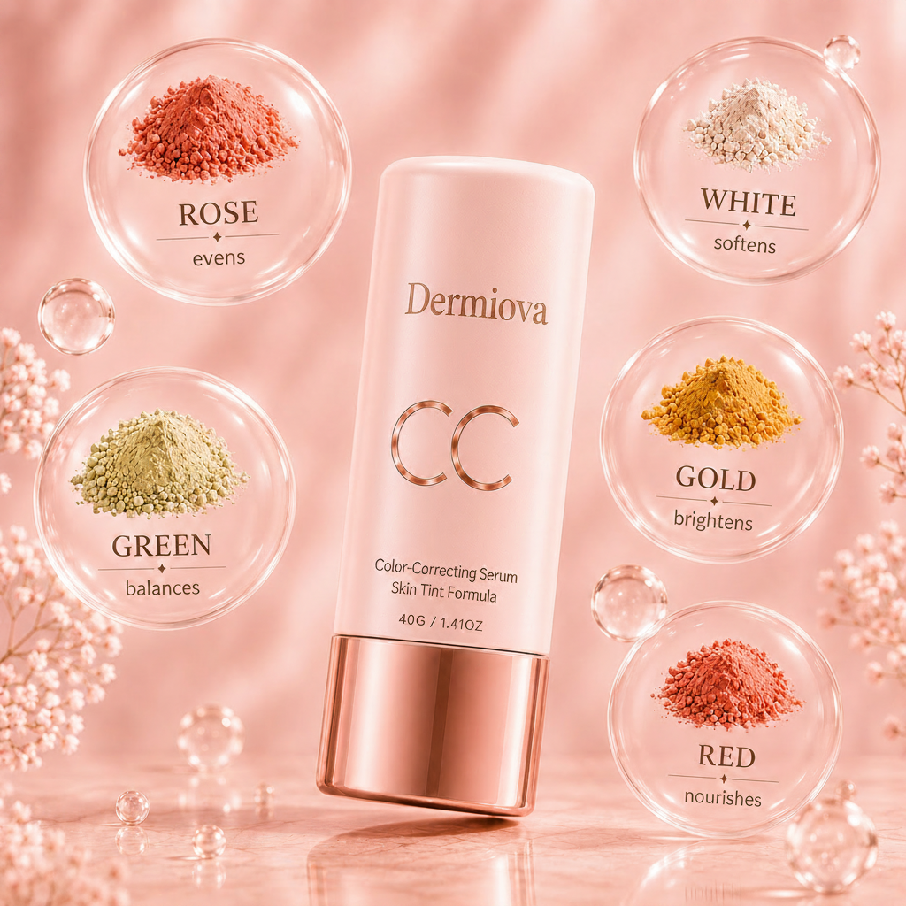 Last Day Buy1 Get 1 Free❤️ Dermiova Skin-PerfectingCC Serum-Cream